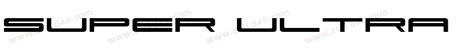 Super Ultra 911字体转换